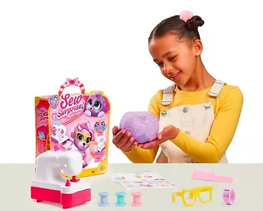 Maszyna do szycia + pluszak fioletowy Little Live Pets Sew Surprise
