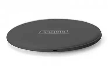 Ładowarka bezprzewodowa indukcyjna 15W Qi 1m USB-C czarna
