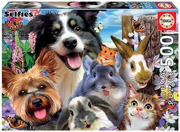 Puzzle 500 elementów Przyjaciele z podwórka