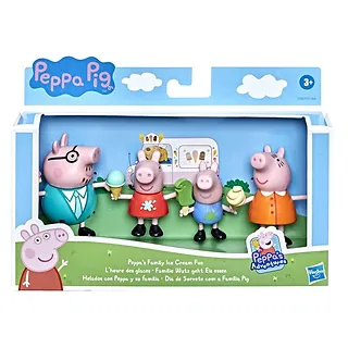 Świnka Peppa Zestaw Figurek Rodzina Peppy Wyprawa Na Lody
