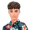 Lalka Barbie Ken Fashionistas brunet z hawajską koszulą