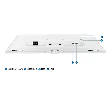 Monitor 27 cali LS27BM501EUXEN VA 1920x1080 FHD 16:9 2xHDMI 4 ms (GTG) głośniki płaski biały SMART 2 lata d2d