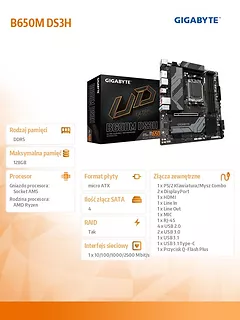 Gigabyte B650M DS3H