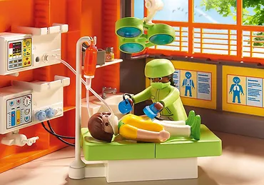 Zestaw figurek Szpital dziecięcy z wyposażeniem 6657
