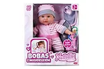 Lalka Natalia Bobas z nosidełkiem 28 cm