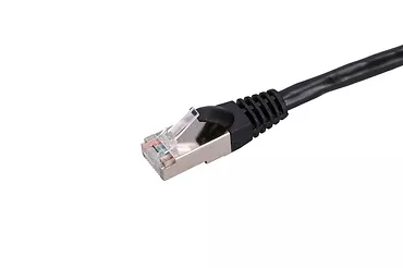 Kabel sieciowy LAN Patchcord CAT.5E FTP 10m foliowana skręcana para, miedziany