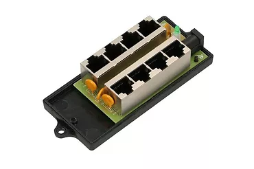 POE INJECTOR 4 PORT IN BLACK CASE