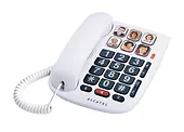 Telefon przewodowy TMAX 10 biały