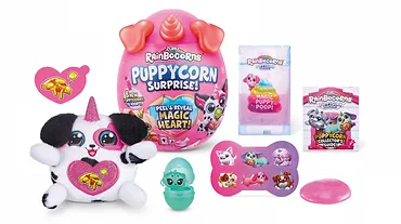 Maskotka Rainbocorns Jajko z pluszowym pieskiem niespodzianką