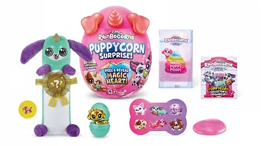 Maskotka Rainbocorns Jajko z pluszowym pieskiem niespodzianką