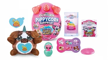 Maskotka Rainbocorns Jajko z pluszowym pieskiem niespodzianką