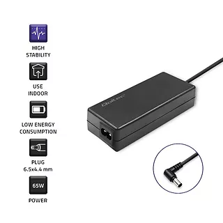 Zasilacz sieciowy do monitora LG/Samsung 65W | 19V | 3.42A | 6.5x4.4 |+kabel zasilający