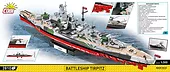 Klocki Historical Collection Battleship Tirpitz 2810 elementów