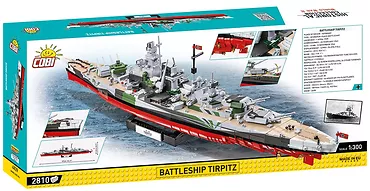 Klocki Historical Collection Battleship Tirpitz 2810 elementów