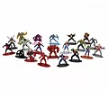 Figurki Jada Marvel 20-pak nanofigs, wersja 6