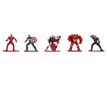 Figurki Jada Marvel 20-pak nanofigs, wersja 6