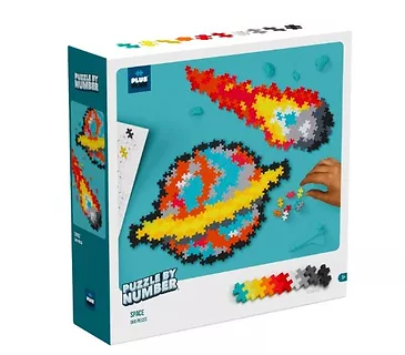 Klocki Plus-Plus Puzzle po numerach - Kosmos 500 elementów