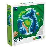 Klocki Plus-Plus Puzzle po numerach - ziemia 800 elementów