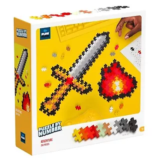 Klocki Plus-Plus Puzzle po numerach - Przygoda 250 elementów