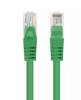 Patchcord kat.5e UTP 1.5m zielony 10-pak PCU5-20CC-01