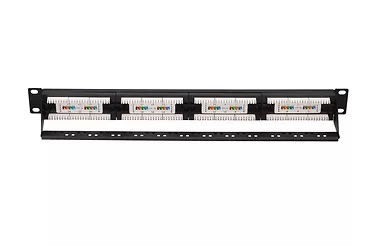 Patchpanel CAT5E UTP V2 24 porty