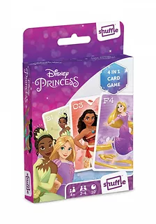 Gra karciana Shuffle Fun 4w1 Księżniczki Disneya