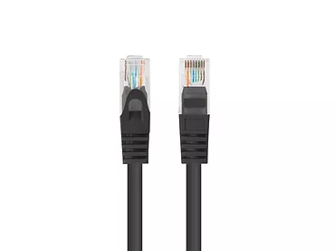 Patchcord kat. 6 UTP 1.5m 10-pack fluke passed czarny