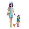Lalka Barbie Color Reveal Neon Tie-Dye Duży zestaw