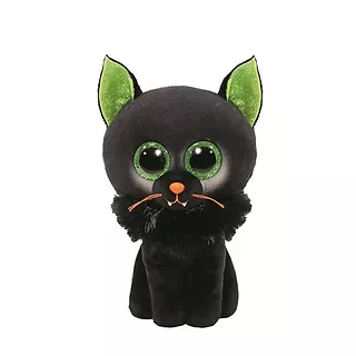Maskotka TY Kot Oleander czarno-zielony 15 cm