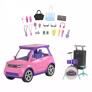 Samochód Barbie Big City, Big Dreams - Koncertowa scena 2w1