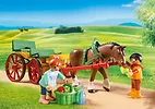 Zestaw z figurkami Country 6932 Bryczka konna