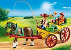 Zestaw z figurkami Country 6932 Bryczka konna