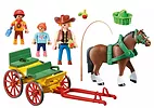 Zestaw z figurkami Country 6932 Bryczka konna