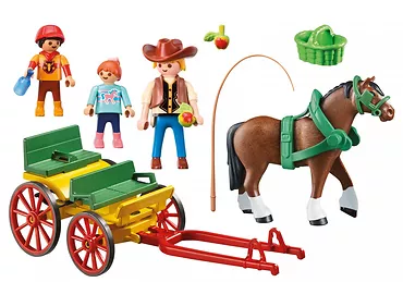 Zestaw z figurkami Country 6932 Bryczka konna