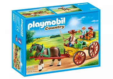 Zestaw z figurkami Country 6932 Bryczka konna