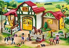 Zestaw z figurkami Country 6926 Duża stadnina koni