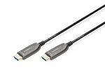 Kabel połączeniowy hybrydowy AOC HDMI 2.1 Ultra High Speed 8K/60Hz UHD HDMI A/HDMI A M/M 30m Czarny