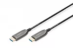 Kabel połączeniowy hybrydowy AOC HDMI 2.1 Ultra High Speed 8K/60Hz UHD HDMI A/HDMI A M/M czarny 10m