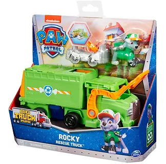 Pojazd z figurką Psi Patrol Big Truck Pups Rocky