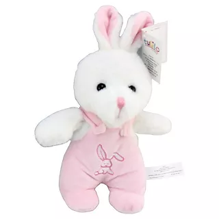 Maskotka Króliczek Dawidek 20 cm różowy