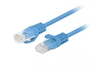 Patchcord kat.6 UTP 0.25M 10-pack fluke passed niebieski