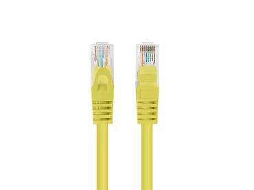 Patchcord kat.6 UTP 2M 10-pack fluke passed żółty