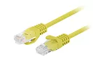 Patchcord kat.6 UTP 2M 10-pack fluke passed żółty