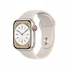 Watch Series 8 GPS + Cellular, 41 mm Koperta z aluminium w kolorze księżycowej poświaty z paskiem sportowym w kolorze księżycowej poświaty - regular