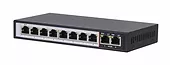 Switch Perses 8X EX-SG1008PE 10/100/1000M TX PoE AT/AF,  2X GE SFP Full Gigabit PoE