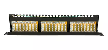 Patchpanel 24 porty CAT6 STP V2