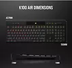 Klawiatura K100 RGB Air Wireless Ultra Thin Cherry MX