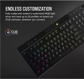 Klawiatura K100 RGB Air Wireless Ultra Thin Cherry MX