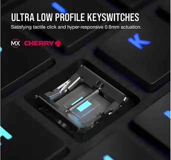 Klawiatura K100 RGB Air Wireless Ultra Thin Cherry MX