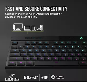 Klawiatura K100 RGB Air Wireless Ultra Thin Cherry MX